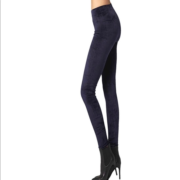 Ultra soft velvet leggings - Picture 2 of 2